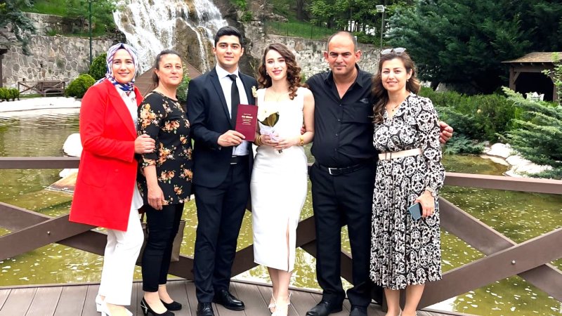 CEREN AYKUT İLE EMRE PAMUK'UN MUTLU GÜNÜ