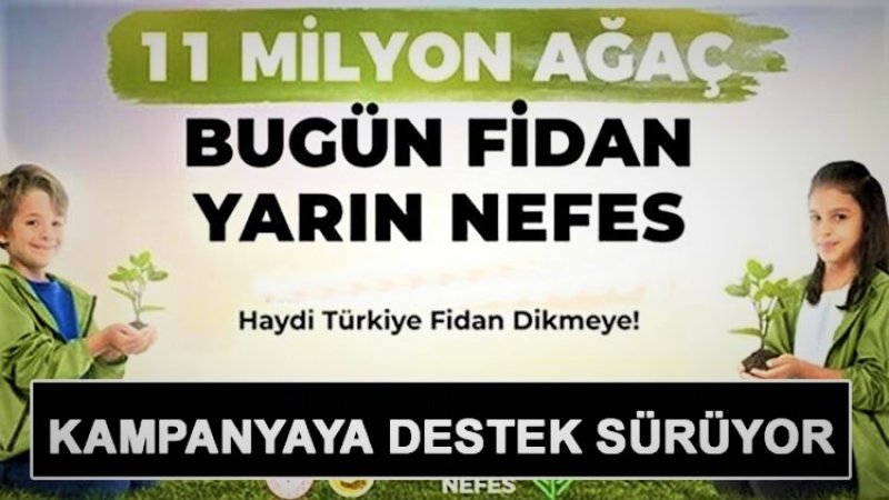 11 KASIM FİDAN DİKME ETKİNLİĞİ GELECEĞE NEFES
