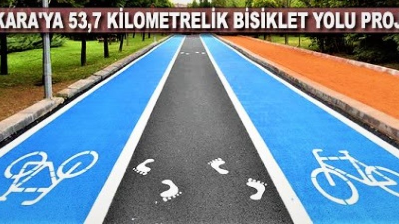 Başkent Ankara'ya 56 kilometrelik bisiklet yolu geliyor