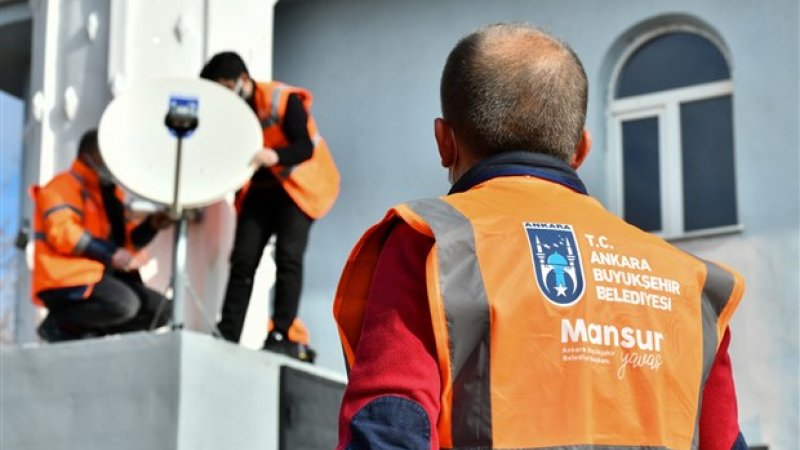 Ankara Büyükşehir Belediyesi'nden Sarıyar'ımıza ücretsiz internet