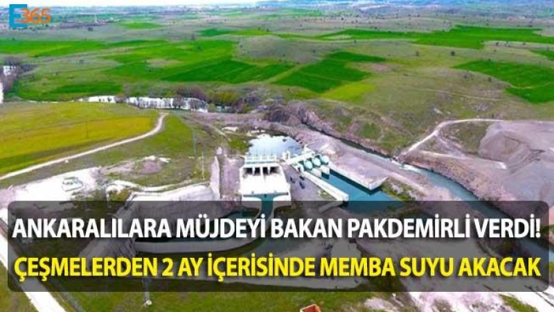 ANKARA'DA ÇEŞMELERDEN MEMBA SUYU AKACAK