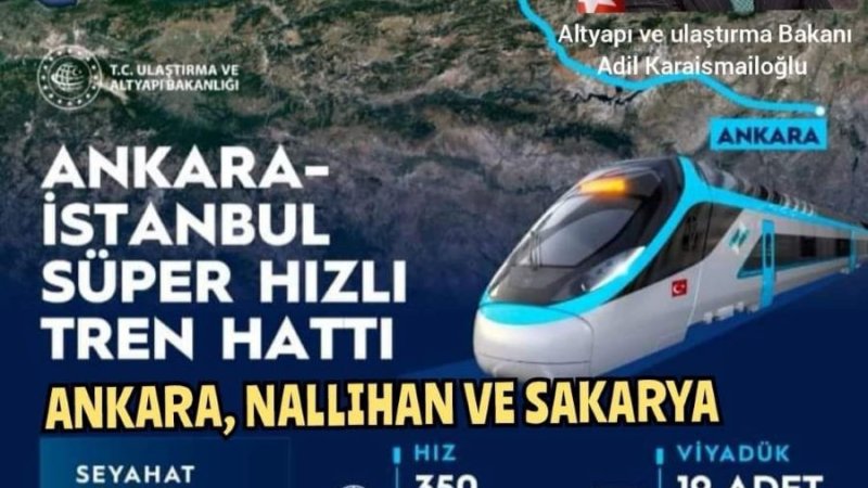 ANKARA-İSTANBUL SÜPER HIZLI TREN HAYATA GEÇİYOR