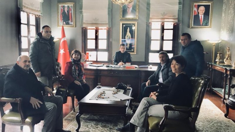 SARDER DERNEK YÖNETİMİ KAYMAKAMIMIZ VE BELEDİYE BAŞKANIMIZ'I ZİYARET ETTİLER