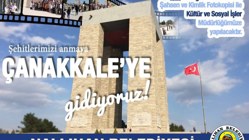 Nallıhan Belediye'miz Sarıyar'ımızı Çanakkale'ye Götürüyor