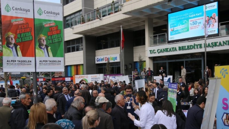 ANKARA - ÇANKAYA BELEDİYE'SİNDEN SAĞLIK KART UYGULAMASI