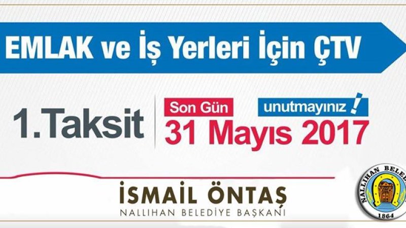 VERGİLERİNİZİ SON GÜNE BIRAKMADAN ÖDEYİNİZ