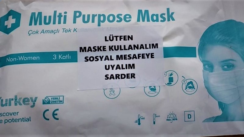 SARIYAR DERNEĞİMİZ (SARDER) BAYRAMDA   ÜCRETSİZ MASKE DAĞITACAK