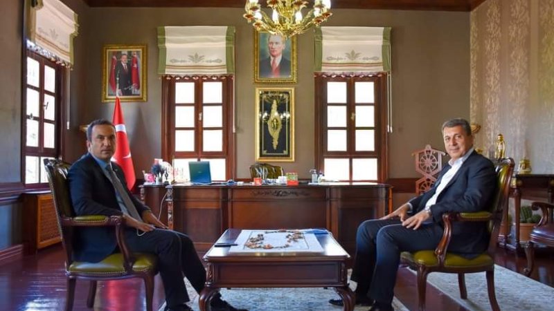 YENİ KAYMAKAMIMIZ BELEDİYE'MİZDE