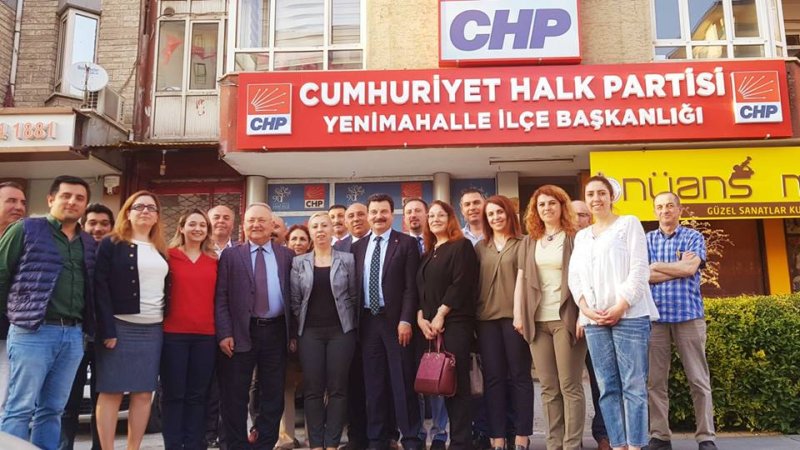 FERİDUN GÜNGÖR CHP YENİMAHALLE İLÇE BAŞKANLIĞINA GETİRİLDİ