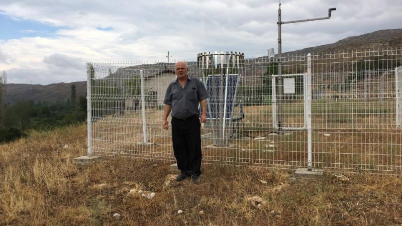 Sarıyar'ımıza Meteoroloji Gözlem İstasyonu Kuruldu.