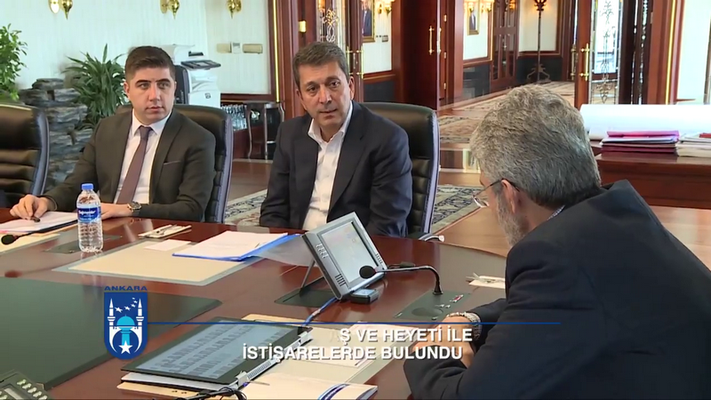 BELEDİYE BAŞKANI VE YARDIMCIMIZ BAŞKAN TUNA'YI ZİYARET ETTİ