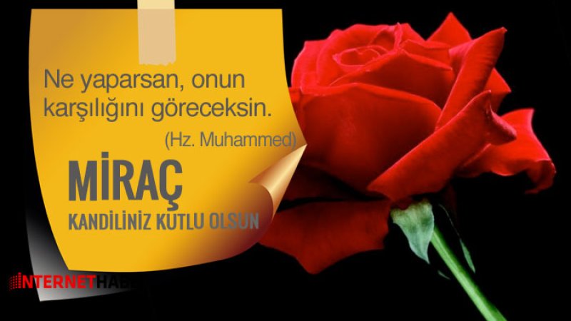 MİRAÇ KANDİLİNİZ KUTLU OLSUN