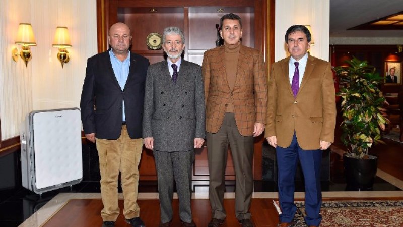 ANKARA BÜYÜKŞEHİR BELEDİYE BAŞKANI DOÇ. DR. MUSTAFA TUNA’YI ZİYARET