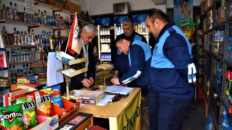 Zabıta Ekiplerimizden Yılbaşı Öncesi Denetim