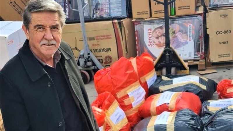 SARDER'DEN SARIYAR ADINA DEPREM BÖLGESİNE 180 YENİ BATTANİYE