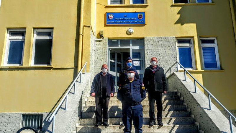 JANDARMA KARAKOL KOMUTANIMIZI ZİYARET ETTİK