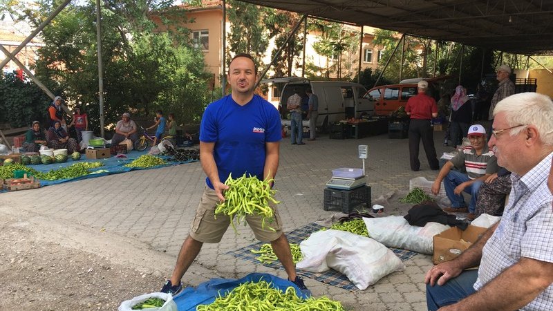 Sarıyar’ımız Pazar yeri ilgi görüyor