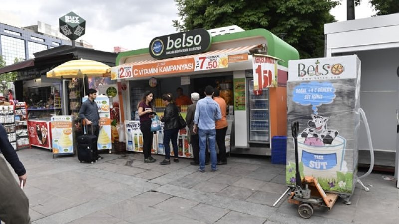 BAŞKENT ANKARA'YA SÜTMATİKLER GELİYOR