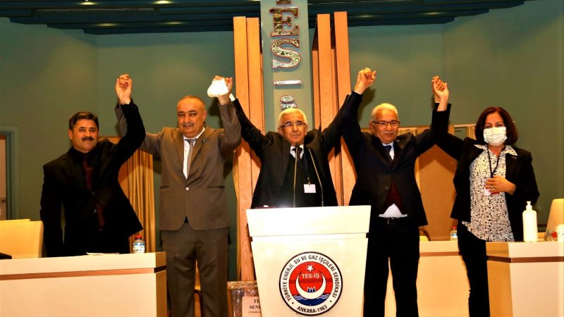 TES-İŞ Ankara 1 No'lu Şube Başkanımız Dural Karakoç alkışlarla yeniden Başkan seçildi.