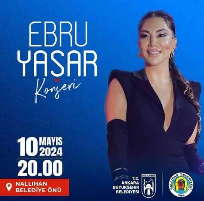 Nallıhan'da Ebru Yaşar konseri