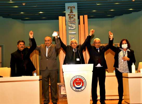 TES-İŞ Ankara 1 No'lu Şube Başkanımız Dural Karakoç alkışlarla yeniden Başkan seçildi.